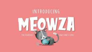 Meowza Font › Fontesk