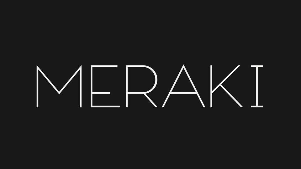 Meraki Font › Fontesk