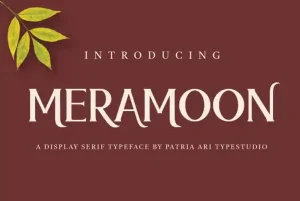 Meramoon Serif Font