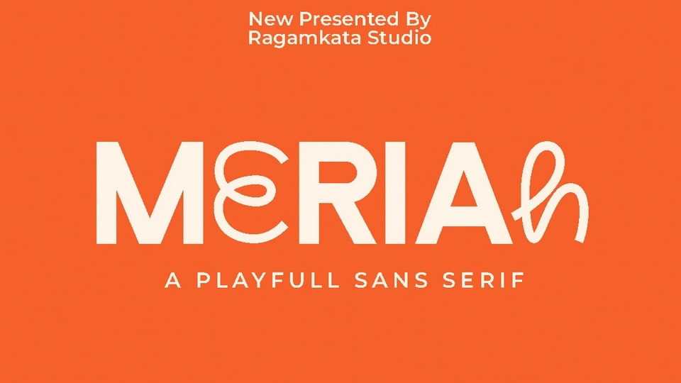 Meriah Font › Fontesk
