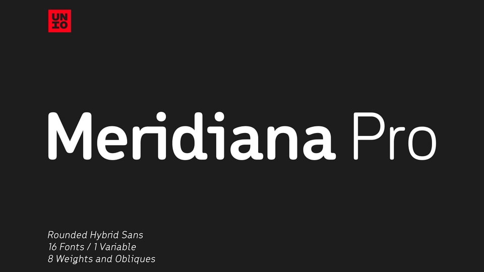 Meridiana Pro Font › Fontesk