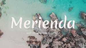 Merienda Script › Fontesk