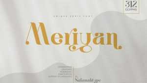 Meriyan Font › Fontesk