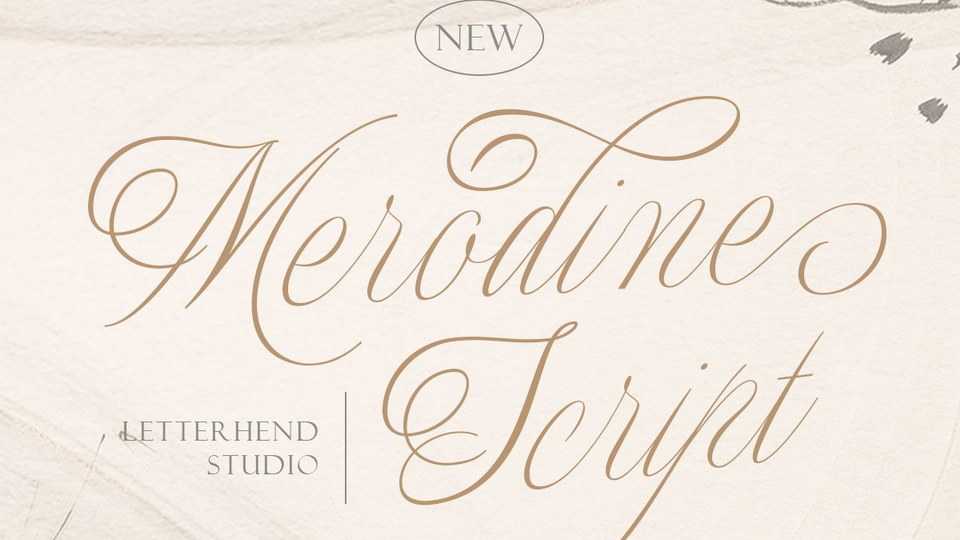 Merodine Script Font › Fontesk