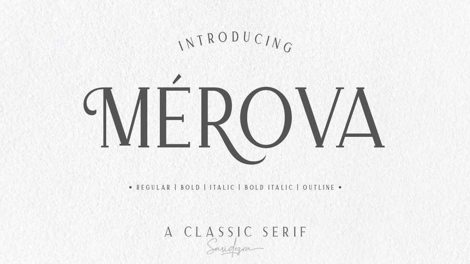 Merova Font › Fontesk