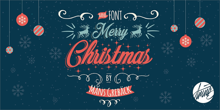 Merry Christmas font