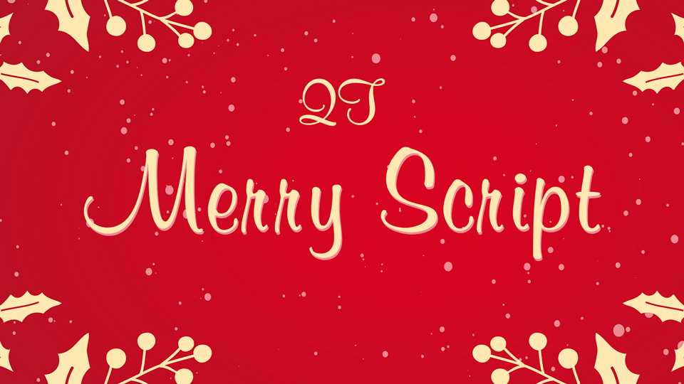 Merry Script Font › Fontesk