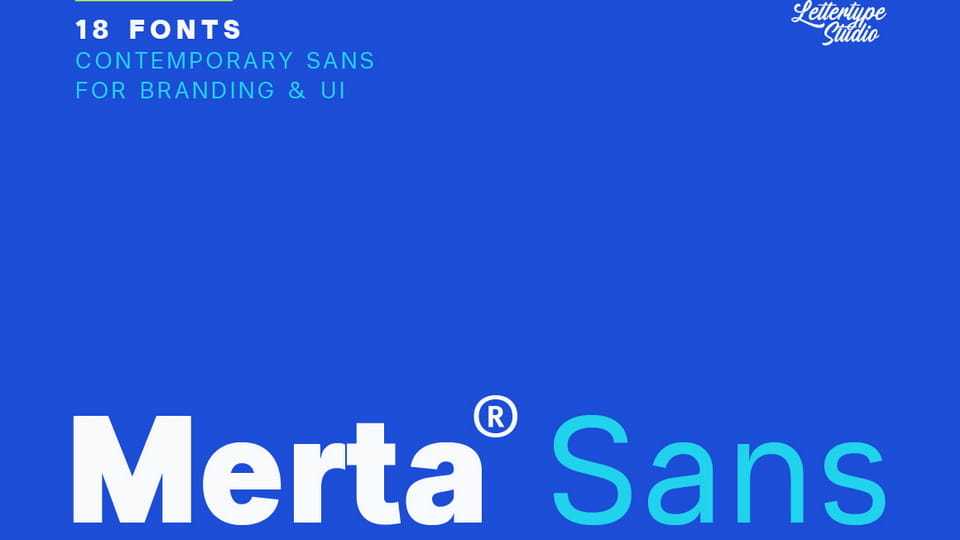 Merta Sans Font › Fontesk