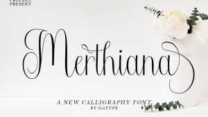 Merthiana Font › Fontesk