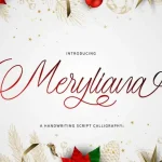 Meryliana Calligraphy Font