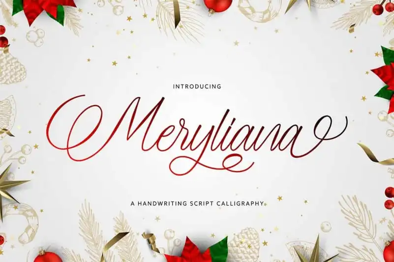 Meryliana Calligraphy Font
