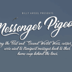 Messenger Pigeons Font - Fonte Grátis Messenger Pigeons Font