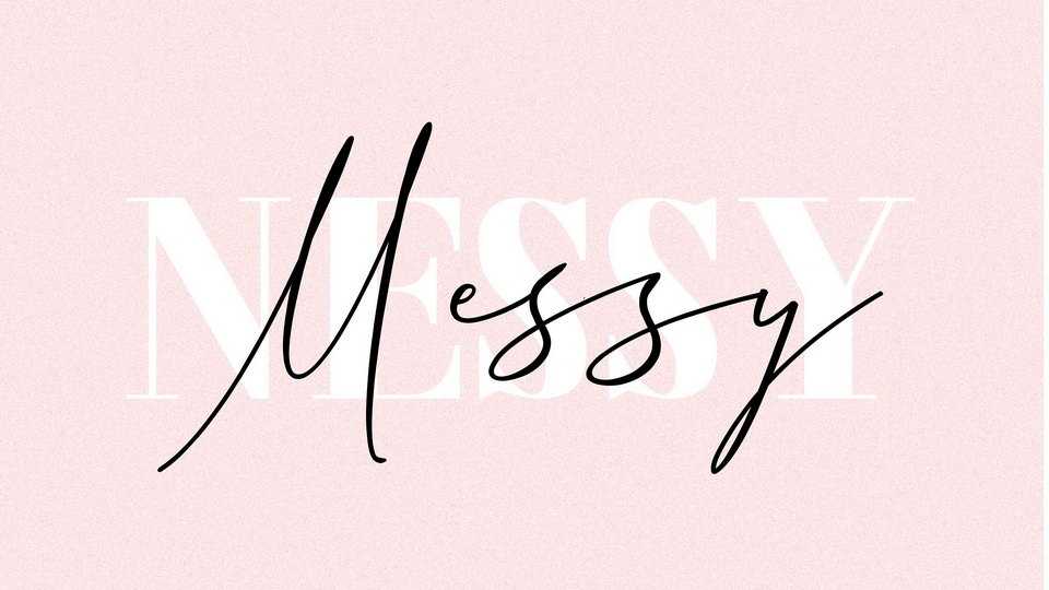 Messy Nessy Script Font › Fontesk