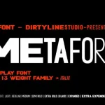 Metafora Sans Font Family