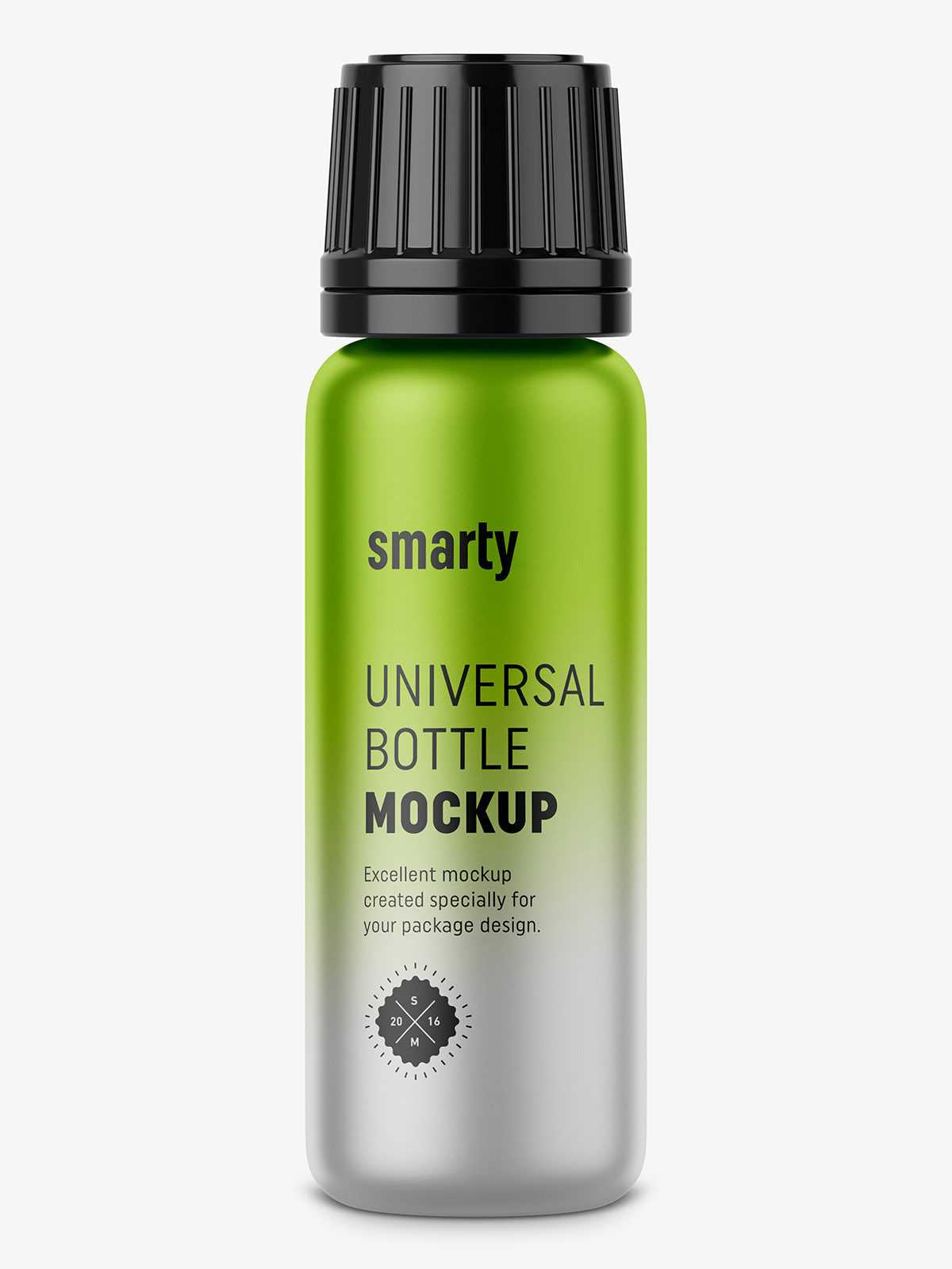 Metal bottle mockup
