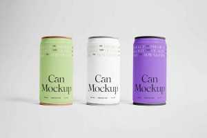 Metal Can Mockups