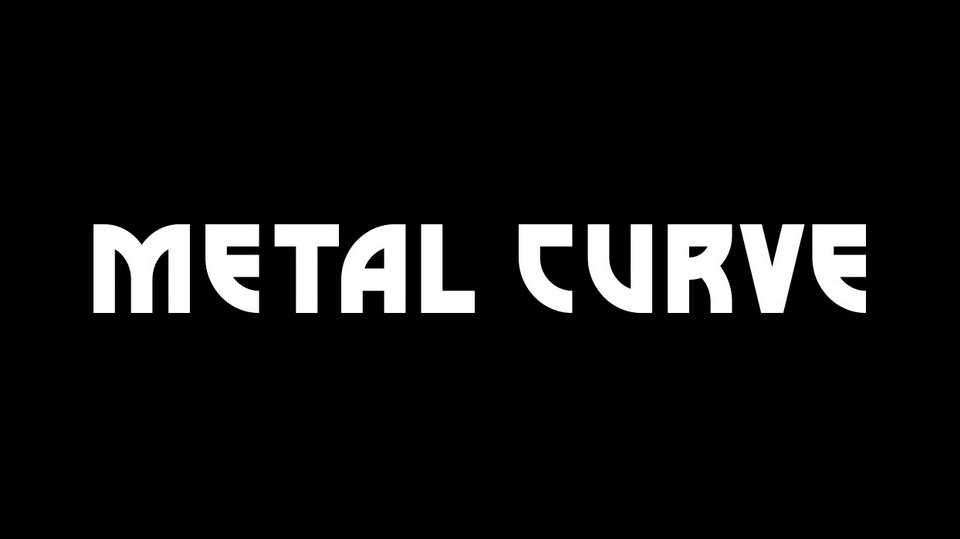 Metal Curve Font › Fontesk