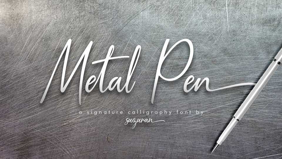 Metal Pen Script Font › Fontesk