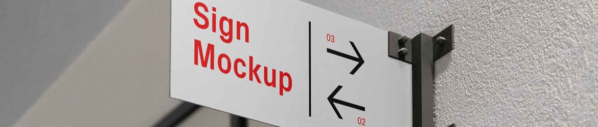 Metal Sign Mockup