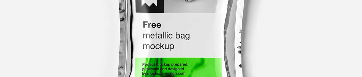Metallic Bag Mockup