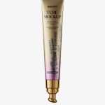 Metallic eye cream tube mockup