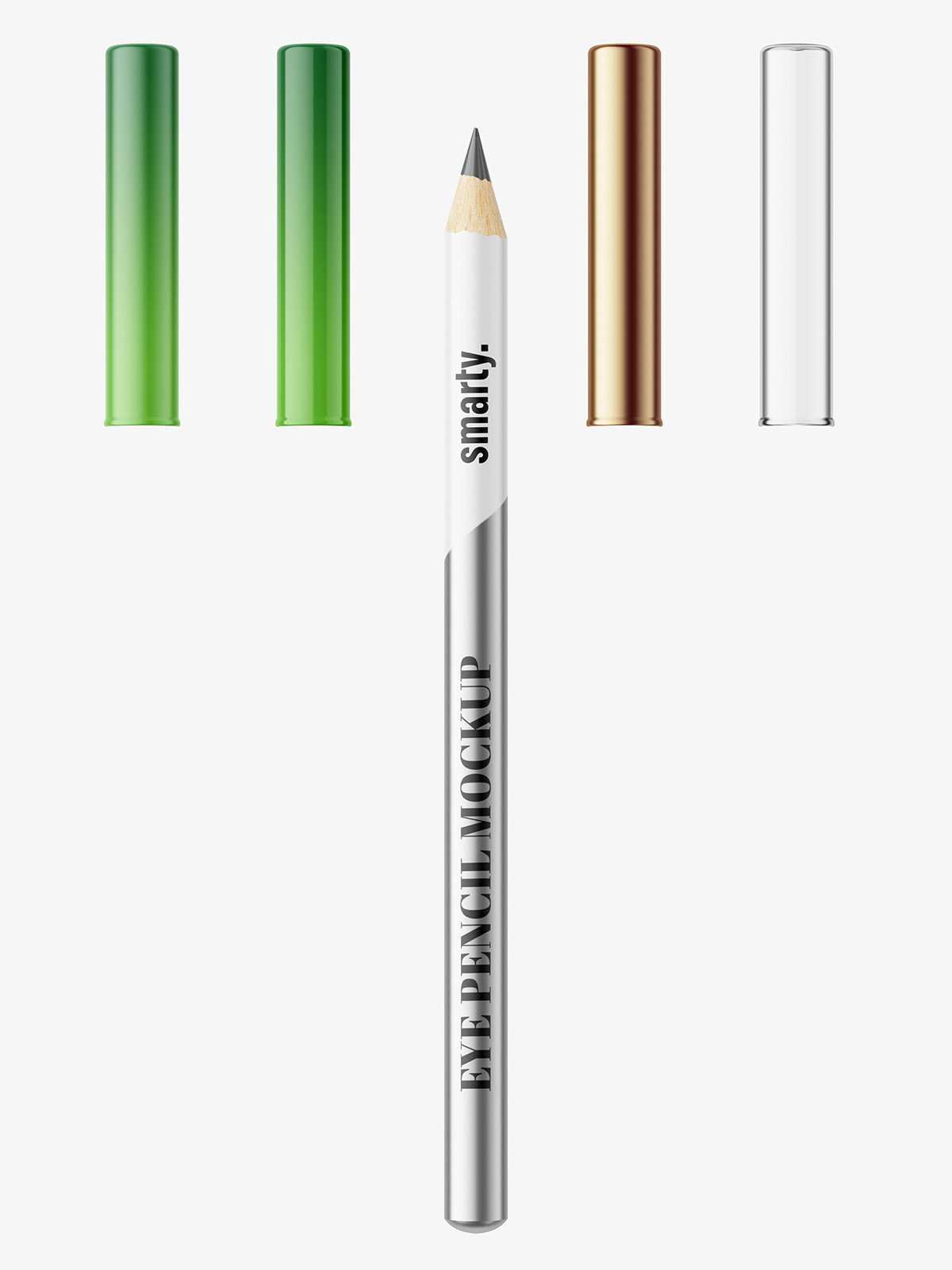 Metallic eye pencil mockup