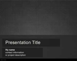 Metallic PowerPoint Template