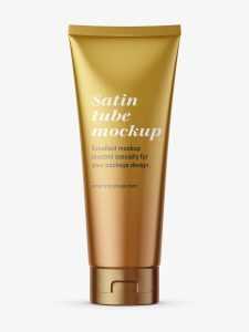 Metallic / satin tube mockup / fi35 - 120 mm
