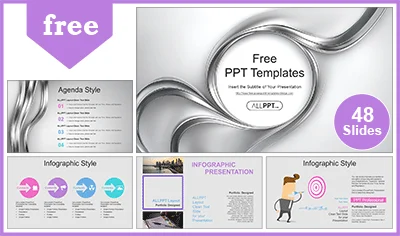 Metallic Vision PowerPoint Templates