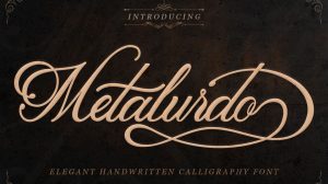 Metalurdo Script Font › Fontesk