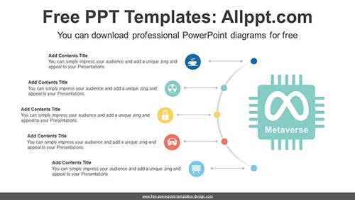 Metaverse Virtual Space PowerPoint Diagram
