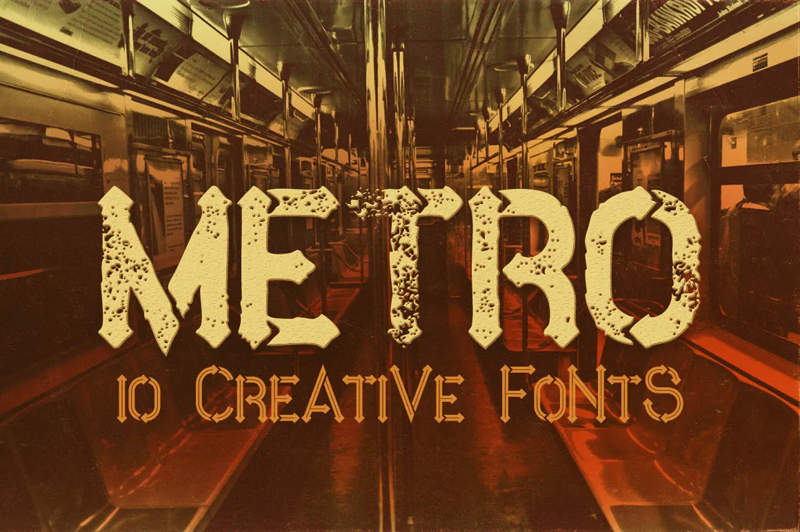 Metro Grunge Font