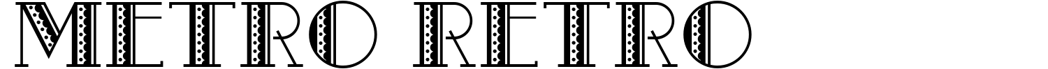 Metro Retro Font | 1001 Free Fonts