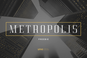Metropolis Font