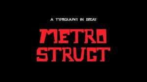 Metrostruct Font › Fontesk