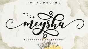 Meysha Script Font › Fontesk