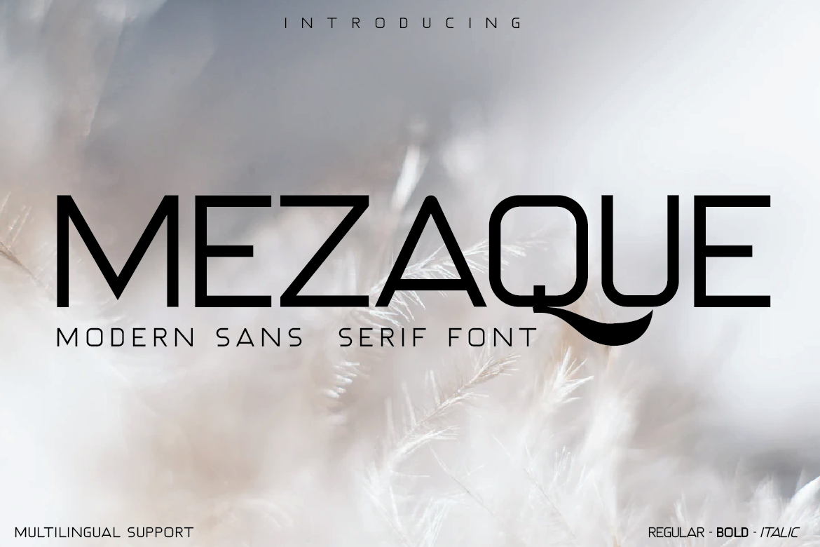 MEZAQUE Font
