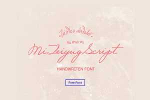 Mi Teiyng Script Font