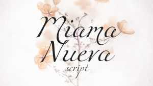 Miama Nueva Font › Fontesk