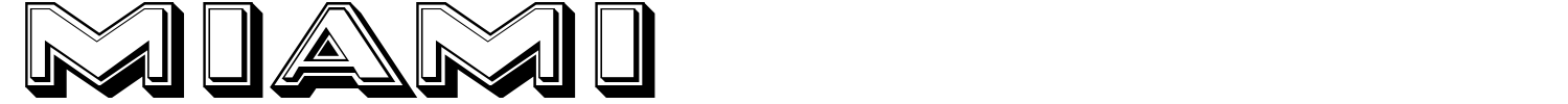 Miami Font | 1001 Free Fonts