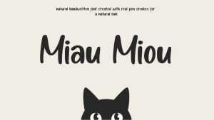 Miau Miou Font › Fontesk