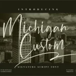 Michigan Custom Font