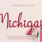 Michigan Script Font - Fonte Grátis Michigan Script Font