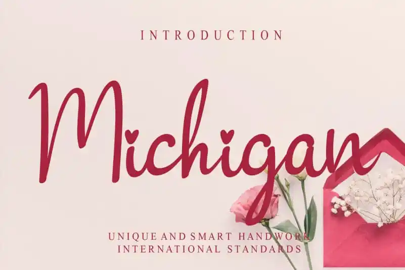 Michigan Script Font