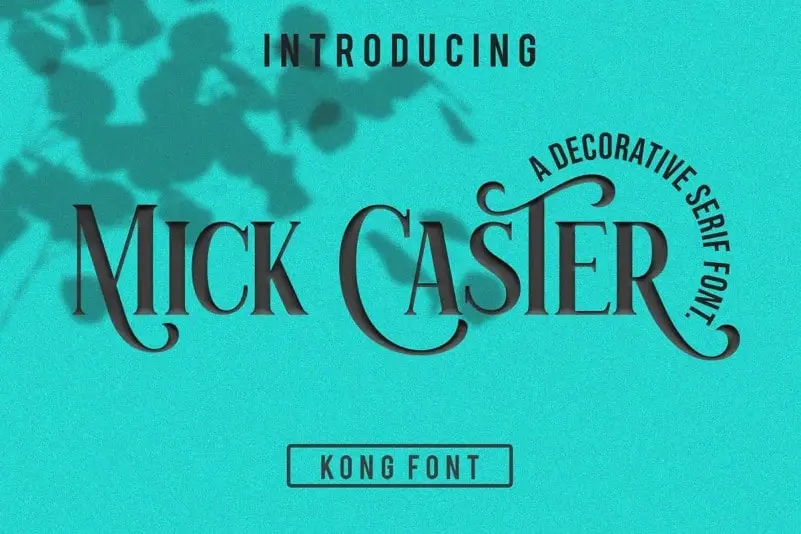 Mick Caster Serif Font