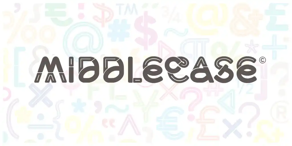 Middlecase Font Family