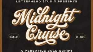 Midnight Cruise Font › Fontesk