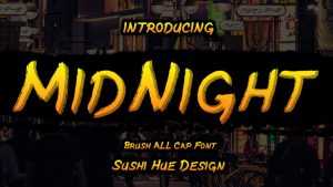 Midnight Font › Fontesk