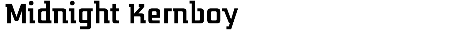 Midnight Kernboy Font | 1001 Free Fonts