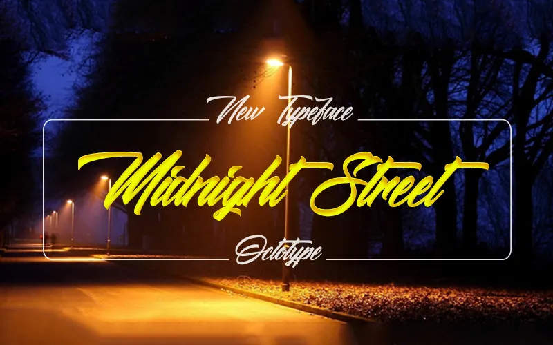 Midnight Street Script Font